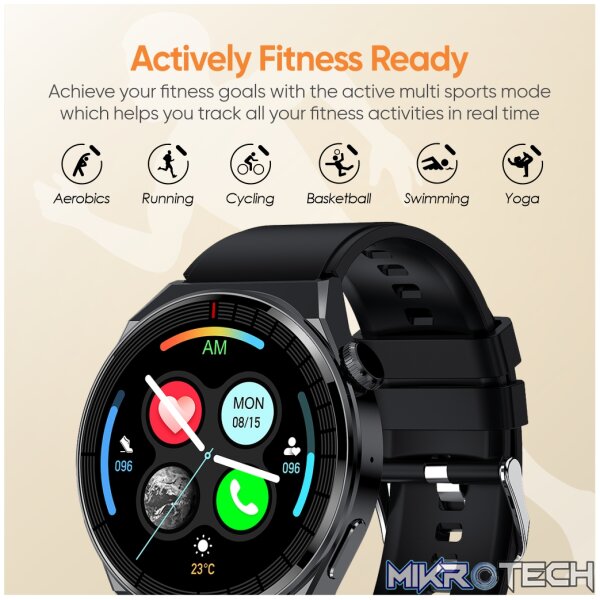 Sports Smart Watch 1.52" HD IP67 with Wireless Call - MT25 - Image 3
